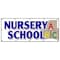Signmission NURSERY SCHOOL BANNER SIGN licensed accredited kindergarten day care B-120 Nursery School - alternate 1